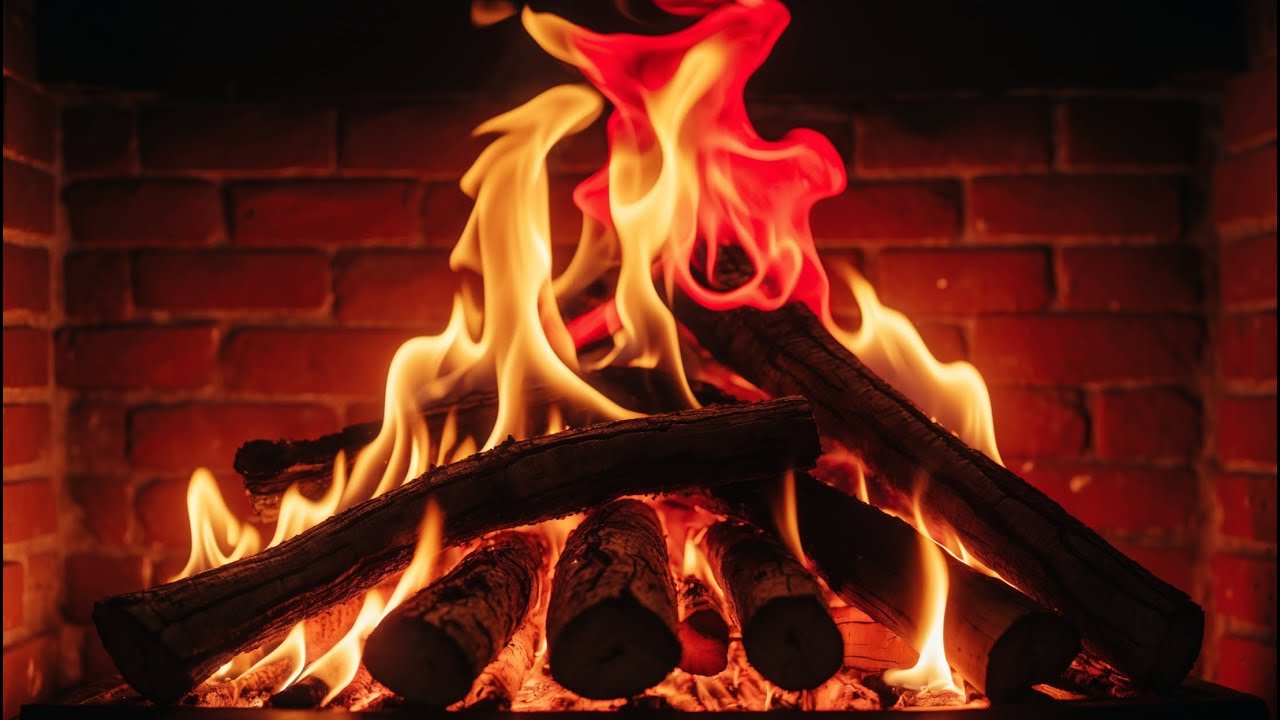 Rustic Hearth & Gentle Fire &ndash; 12H Cozy Fireplace Ambience for Sleep, Meditation & Serenity