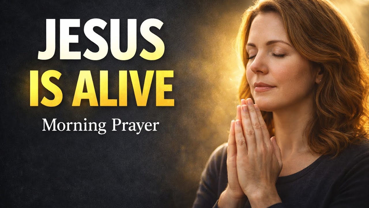 Powerful Christian Prayer | Jesus Is Alive, Faith Renewed, and Hearts Transformed - Morning Prayer