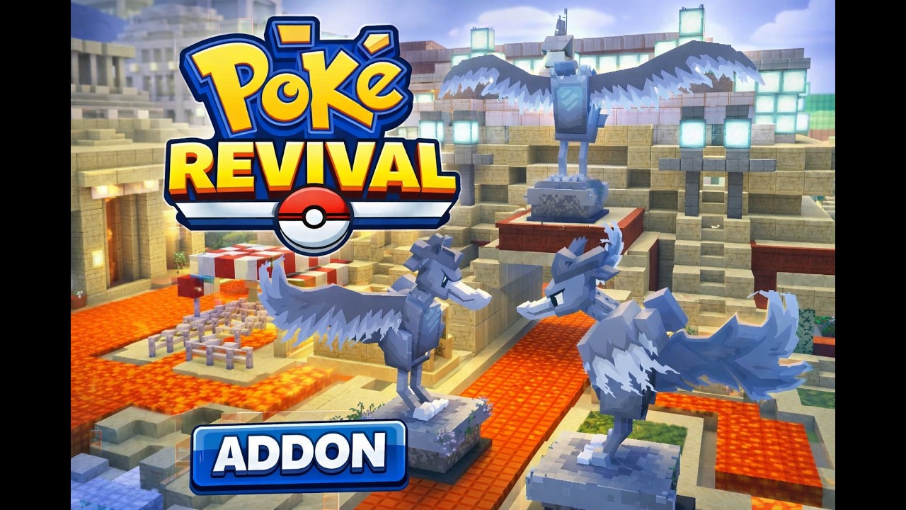 Poke Revival 1.1.9.9 Beta update!!!!  [ Bedrock minecraft ]