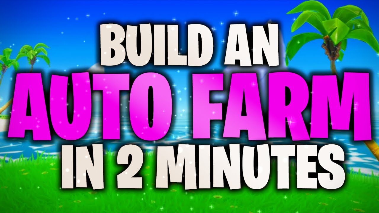 How To Build an Auto-Farmer in 2 Minutes on LEGO Fortnite!