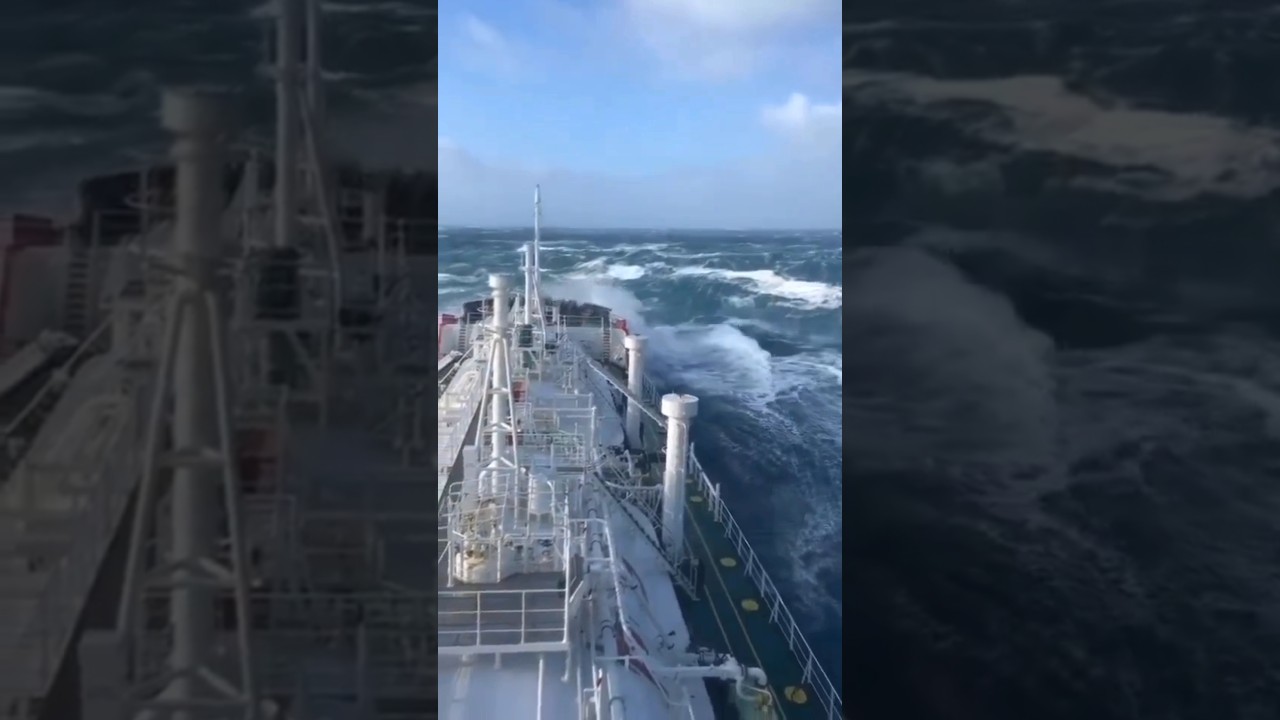ship in storm&nbsp;🚢🌊‼️ // #shorts #viral #shipinstorm #waves