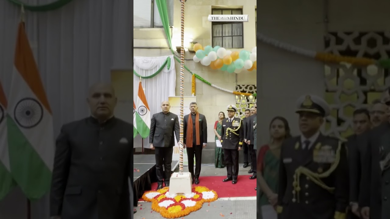 High Commission of India in London celebrates 77th Republic Day tricolour hoisted at India House