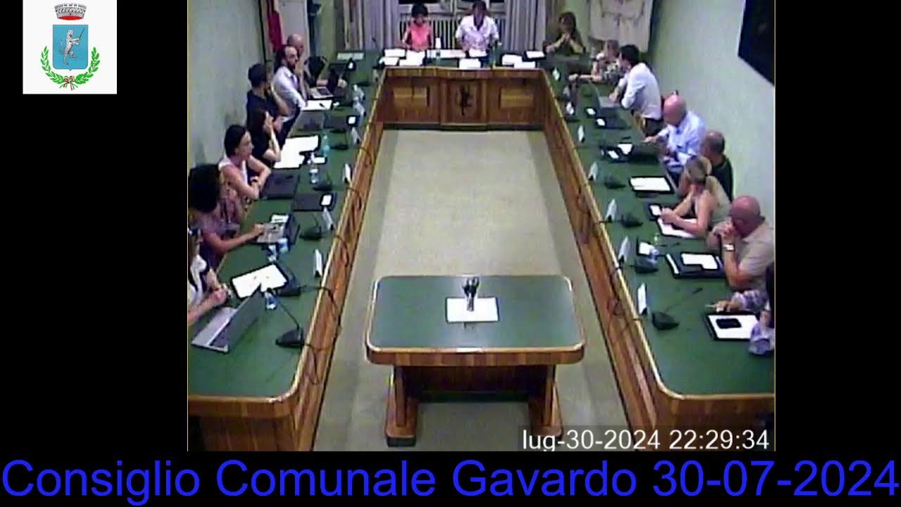 Consiglio Comunale Gavardo 30-07-2024