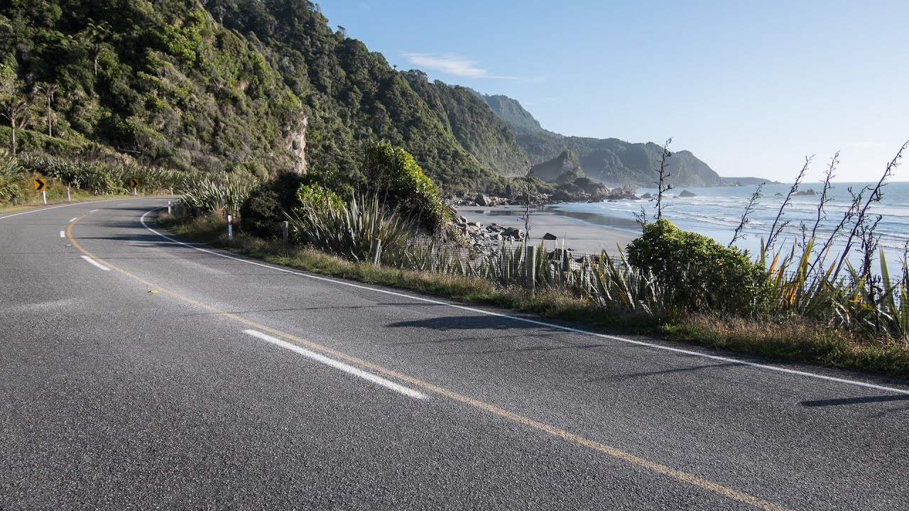 New Zealand - Great Coast Road - Punakaiki from Greymouth - Indoor Cycling Training