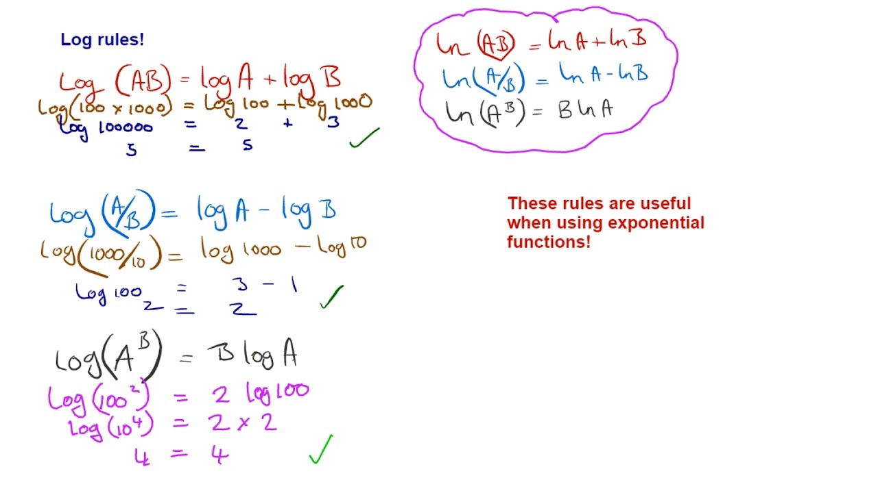 Capacitors - part 4 - logs rule for capacitors!
