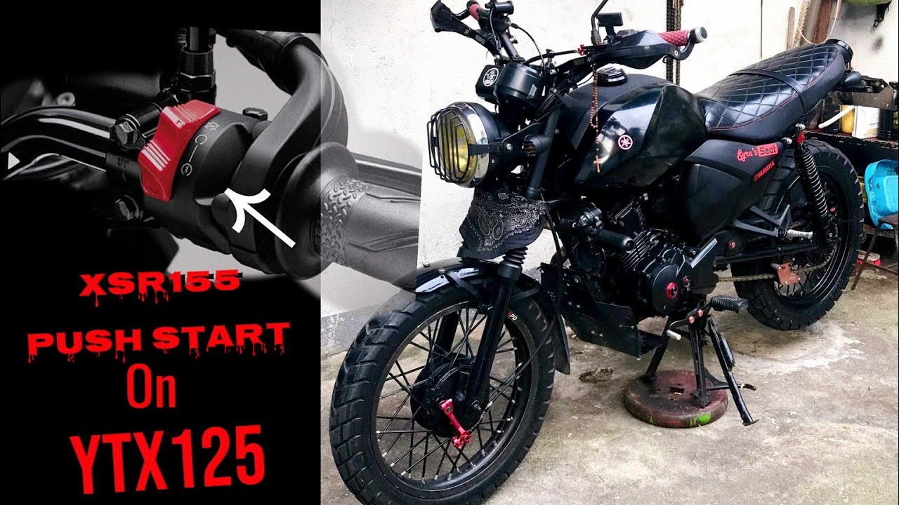 YTX125 SCRAMBLER BUILD KILLSWITCH INSTALL||prince696