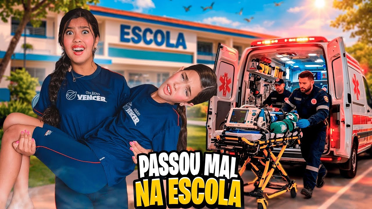 MANU PASSOU MAL NA ESCOLA E FOMOS CORRENDO SOCORRER *Por essa eu não esperava !