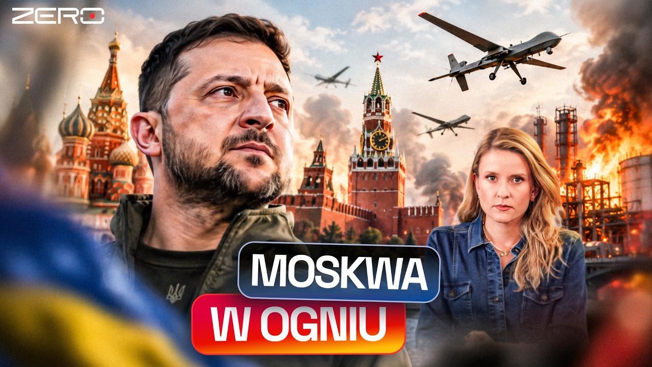 POTĘŻNY ATAK UKRAIŃSKICH DRON&Oacute;W NA MOSKWĘ
