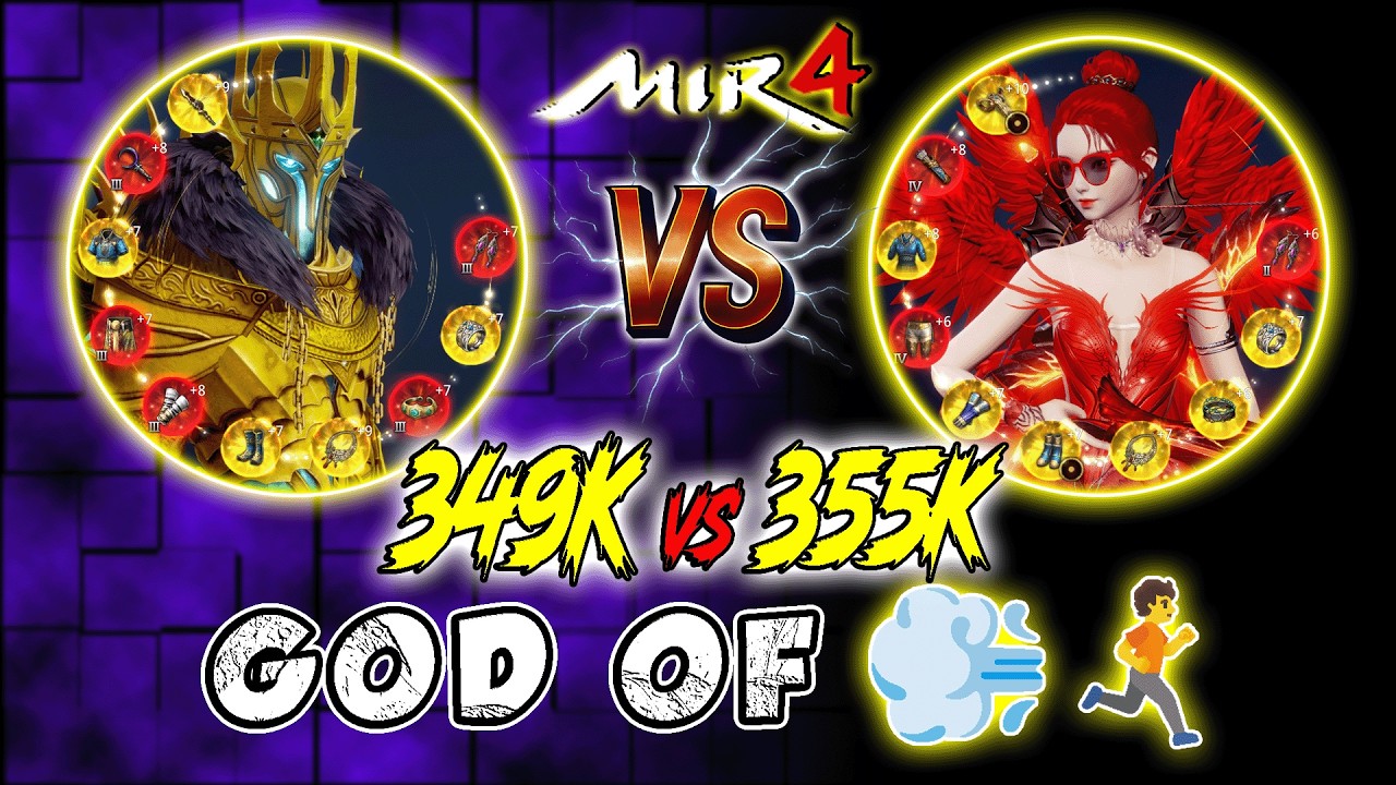 God of Run AKA GodOfWar vs Zrikx | MIR4 Lancer PvP