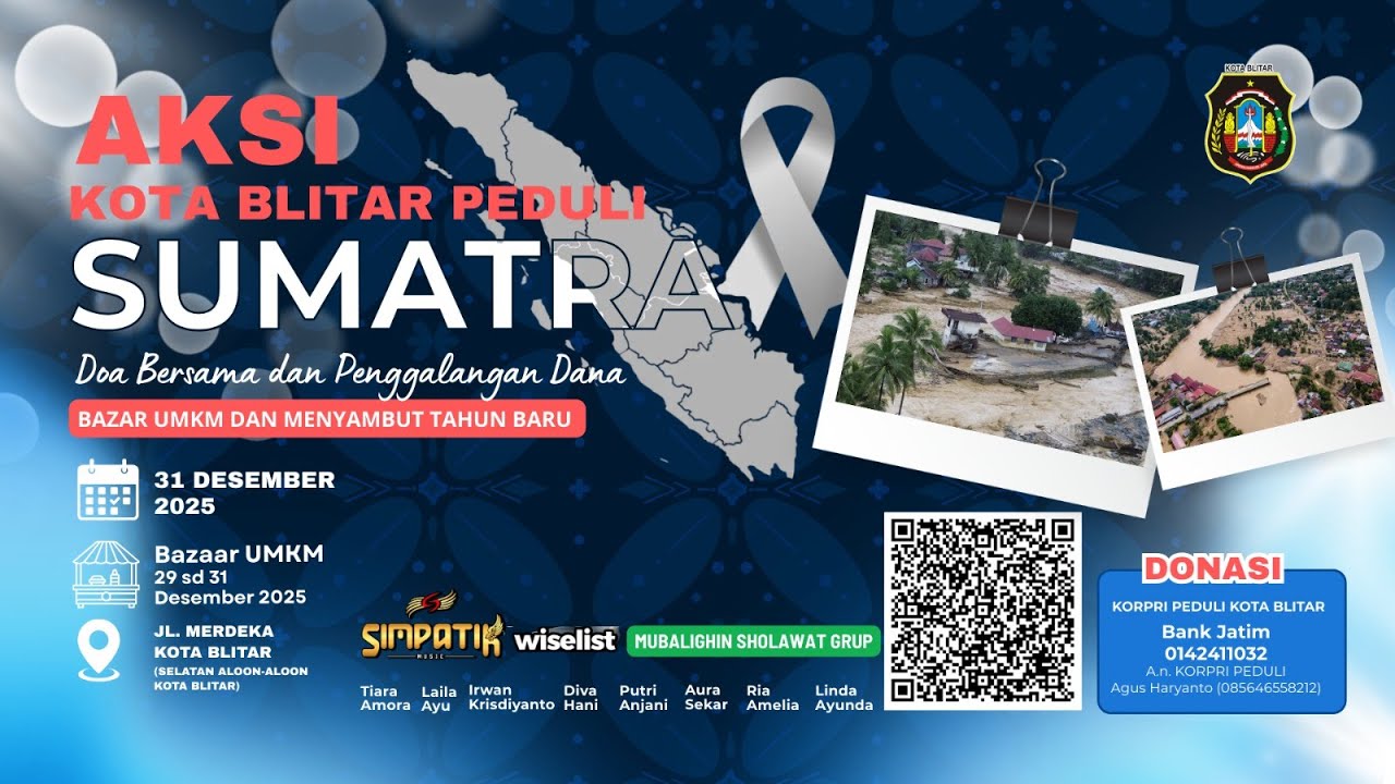AKSI KOTA BLITAR PEDULI SUMATRA 