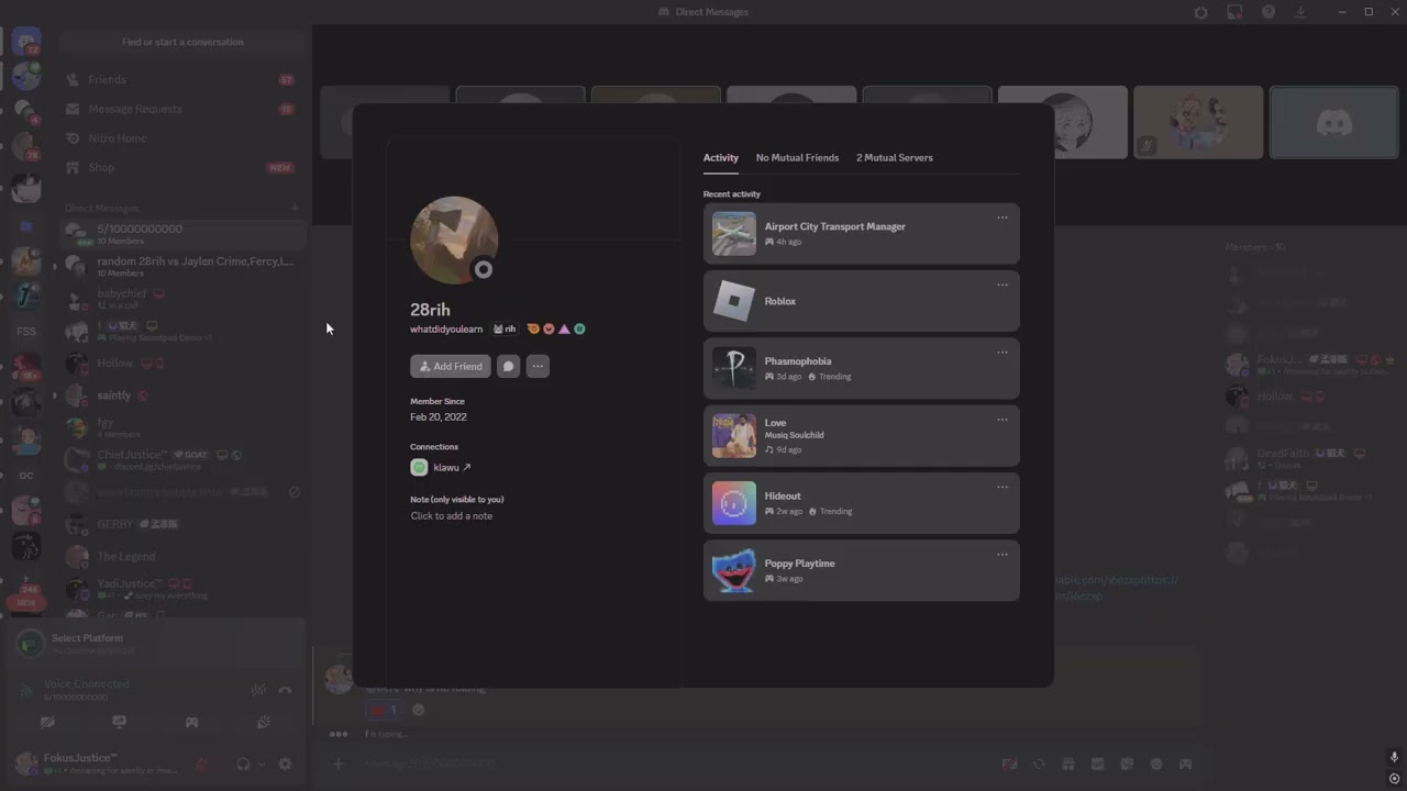 28rih/Klawu/Klirus folding Stam in 5hours (DISCORD PACKING)