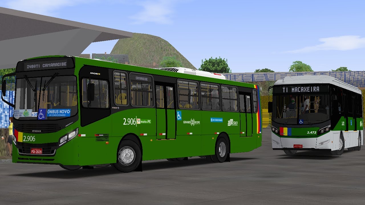 OMSI 2 - Caio Apache Vip IV Podium MB OF-1721L BT5 | Grande Recife L2490 TI Camaragibe/TI Macaxeira