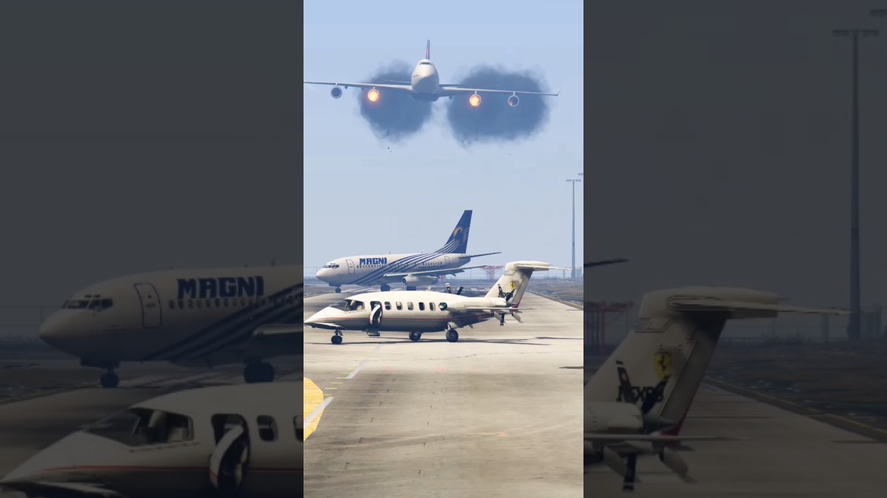 Expert Pilot Saves Private Jet in Dramatic Boeing Emergency Landing | GTA V