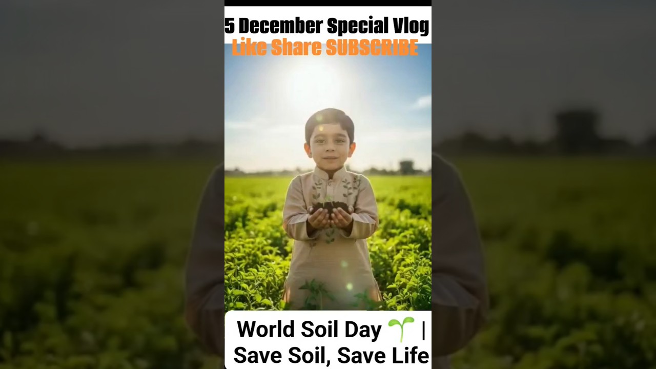5 दिसंबर : World Soil Day 2025 | Mitti Bachao, Zindagi Bachao | Master SK Vlog 🌱 