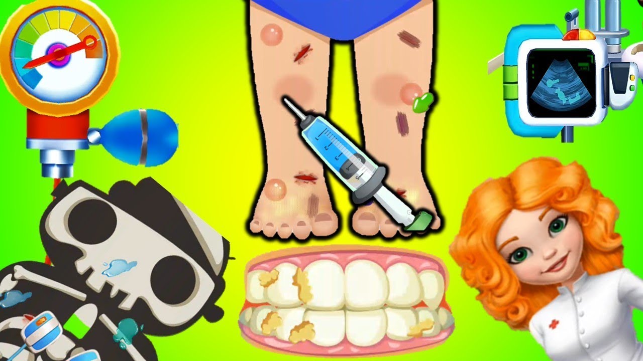 Candy Hospital game by TutoToons, Best Baby Games - Fun care  doctors Baby Gameplay