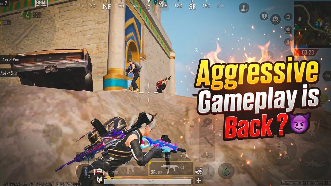 Without shotgun player agressive gameplay 🔥 Iqoo 13 bgmi test 120 FPS