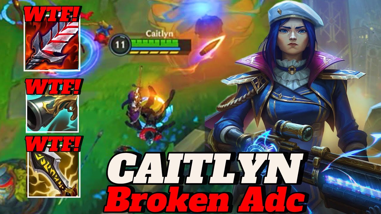 Wild Rift Broken Adc, Caitlyn Got Buffed, Build And Runes.