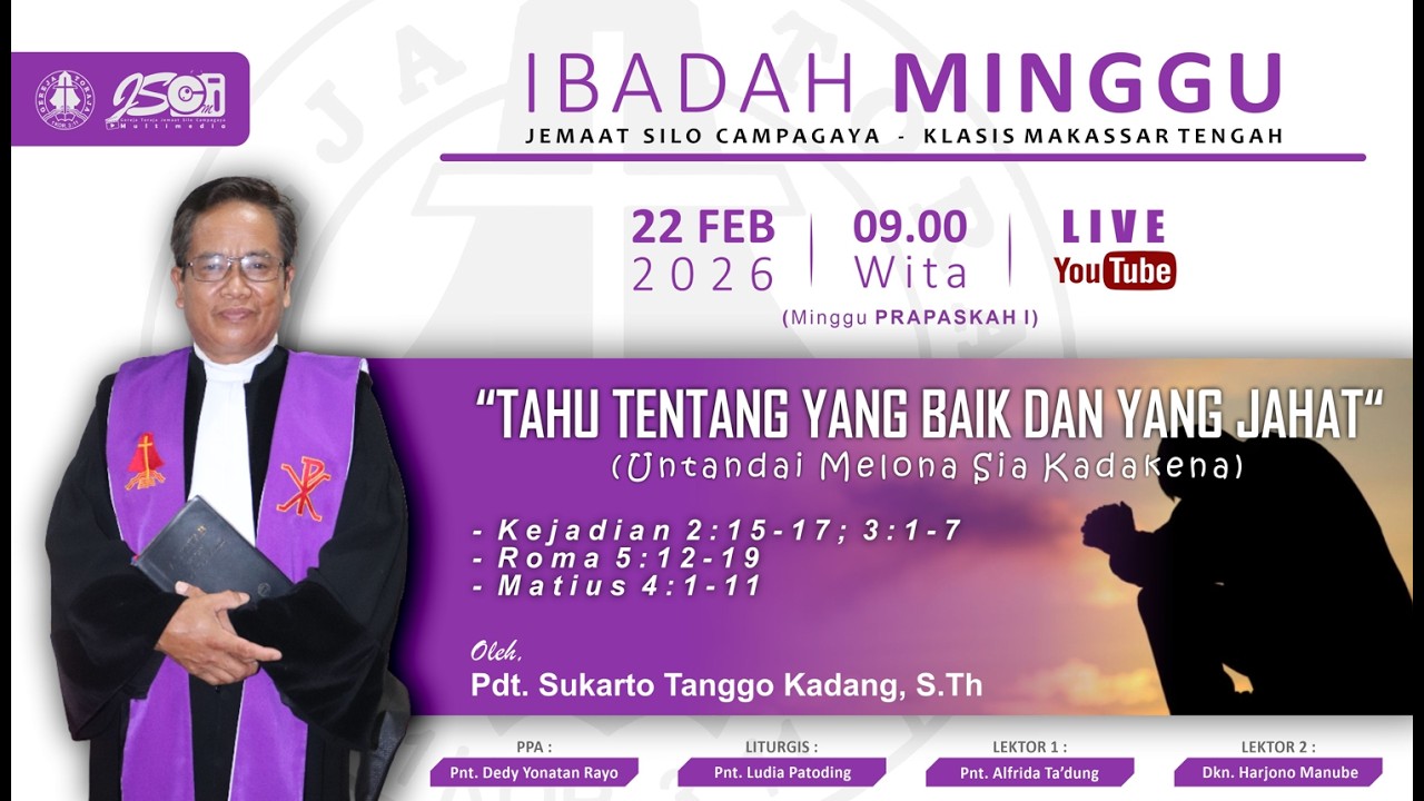 🔴[LIVE] Ibadah Minggu Jemaat Silo Campagaya || Minggu, 22 Februari 2026