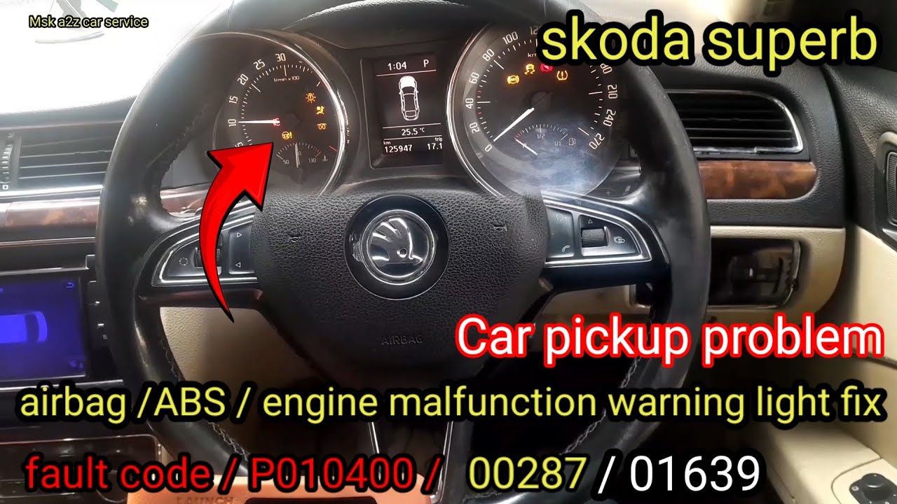 Car warning light solve / 01639 side airbag crash sensor behind pass side / 00287/ P010400 /P1847