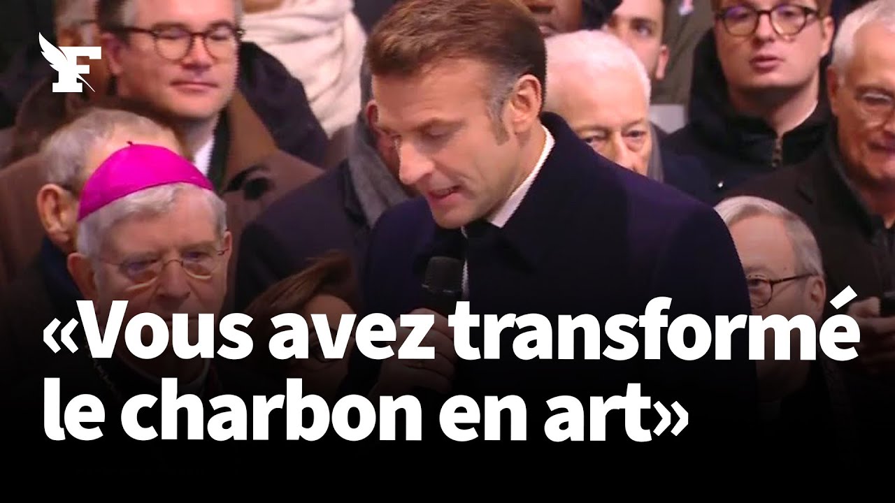Notre-Dame de Paris: Emmanuel Macron commence son discours au milieu des artisans de la rénovation