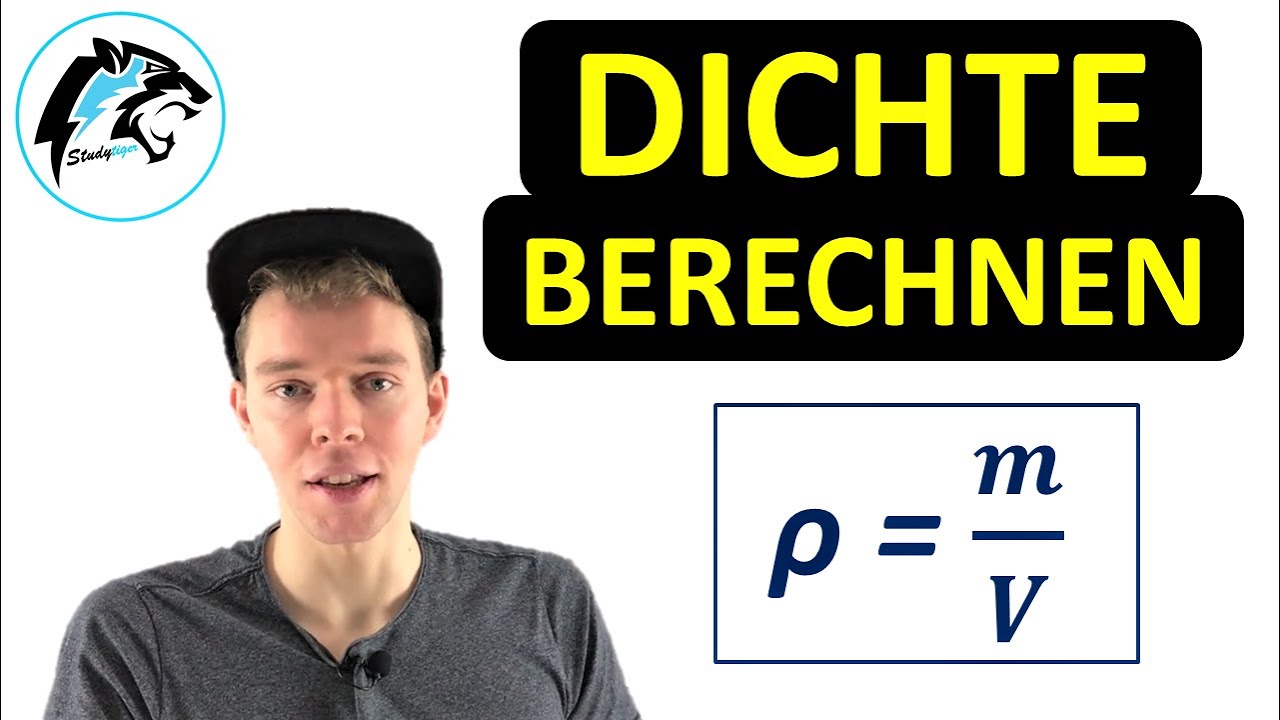 DICHTE berechnen (Masse/Volumen) | Physik Tutorial
