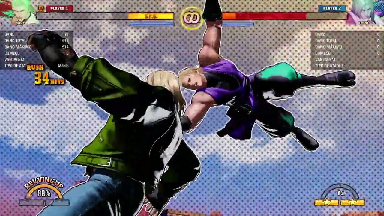 FATAL FURY: City of the Wolves ANDY BOGARD COMBO 36 HIT @marhumimamaker6762