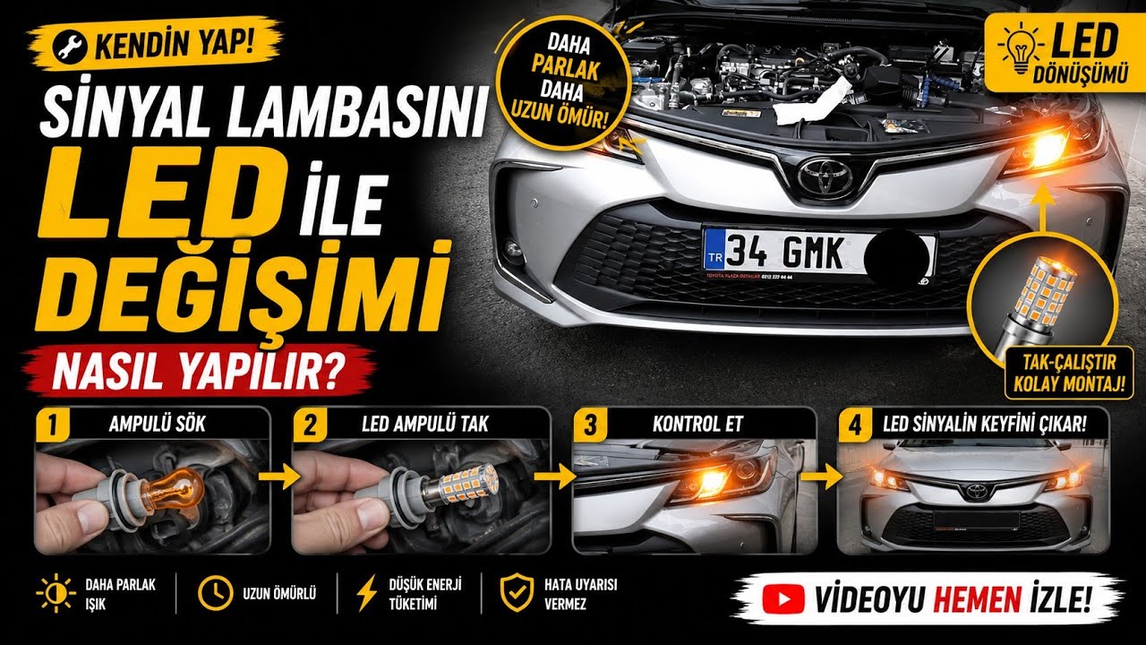 Sinyal Lambasını LED ile Değişimini Nasıl Yapabiliriz?