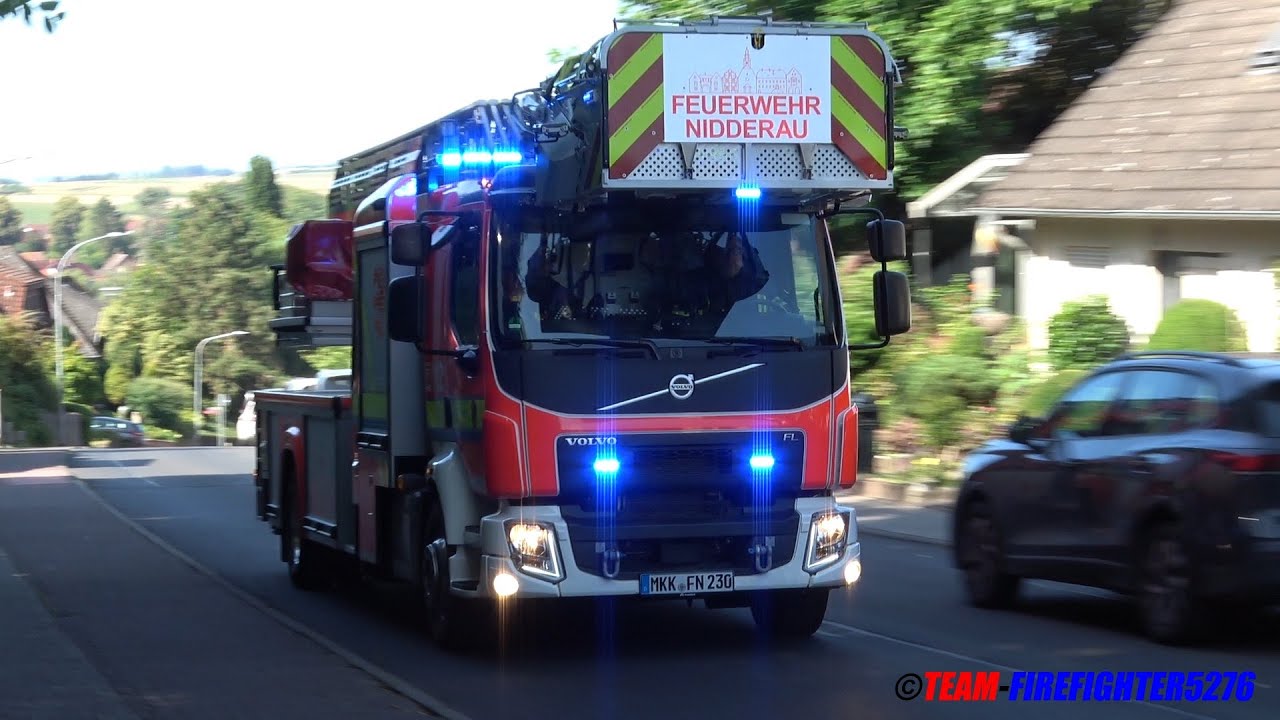 [Feuer mit Menschenleben in Gefahr] Großübung von Feuerwehr und Rettungsdienst in Hammersbach