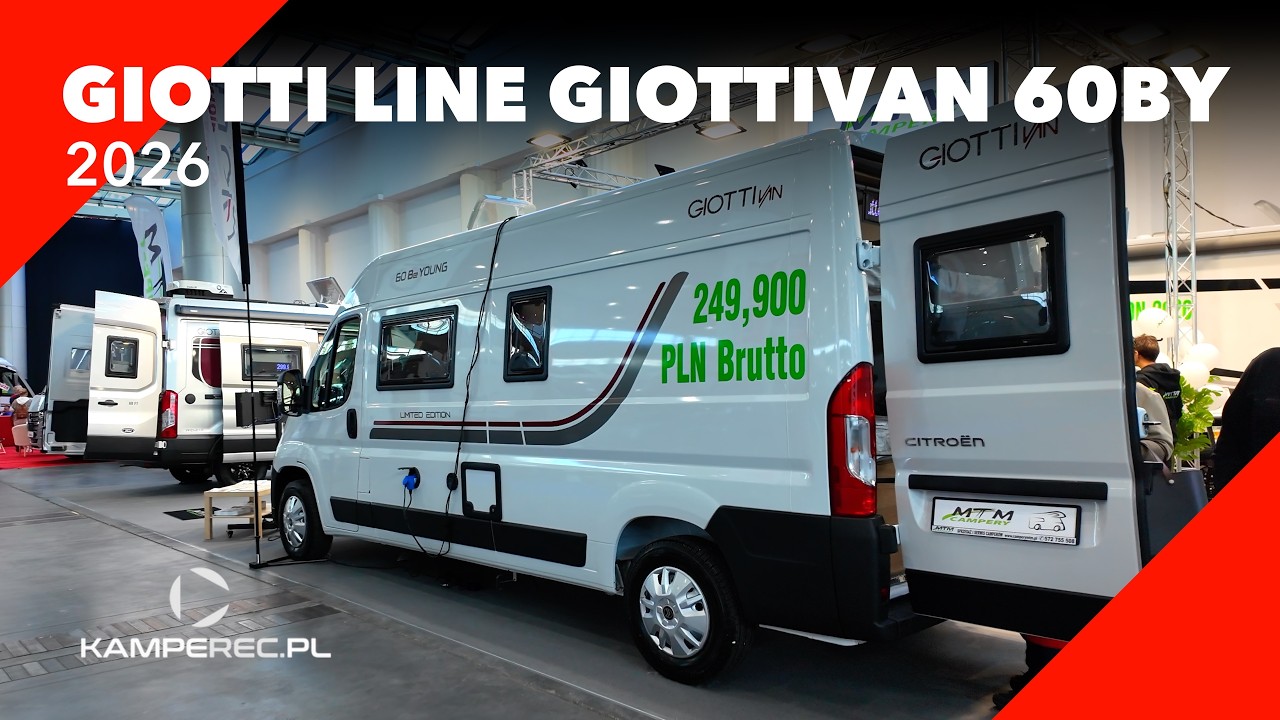Najtańszy kamper 2025 roku? Sprawdzamy Giotti Line Giottivan 60BY