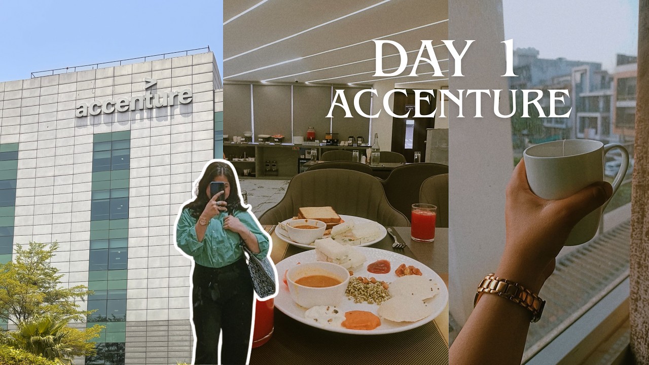 MY FIRST ACCENTURE VLOG 💻✨ | Day 1 in My Work Life | 9 to 5 Office Vlog