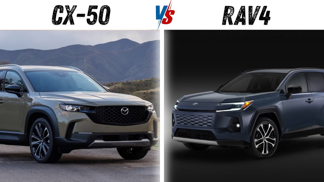 Mazda CX-50 2026 года против Toyota RAV4 — какой внедорожник выбрать?