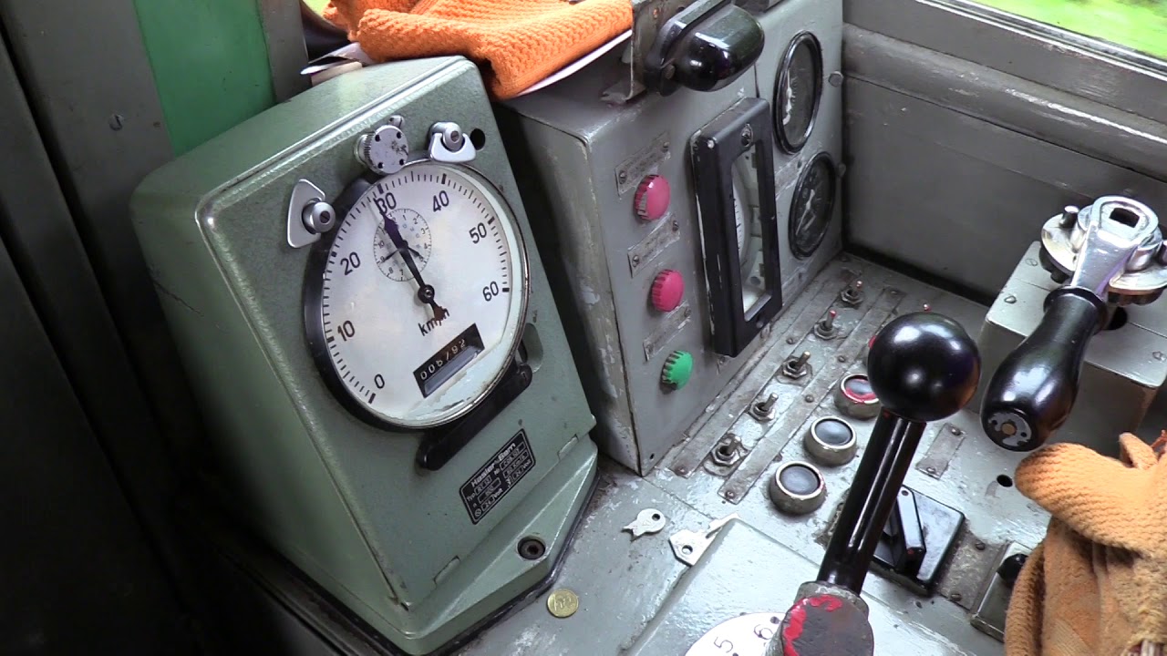 Nadmorska Kolej Wąskotorowa - jazda lokomotywą FAUR L45H (Lxd-2) (narrow-gauge railway)
