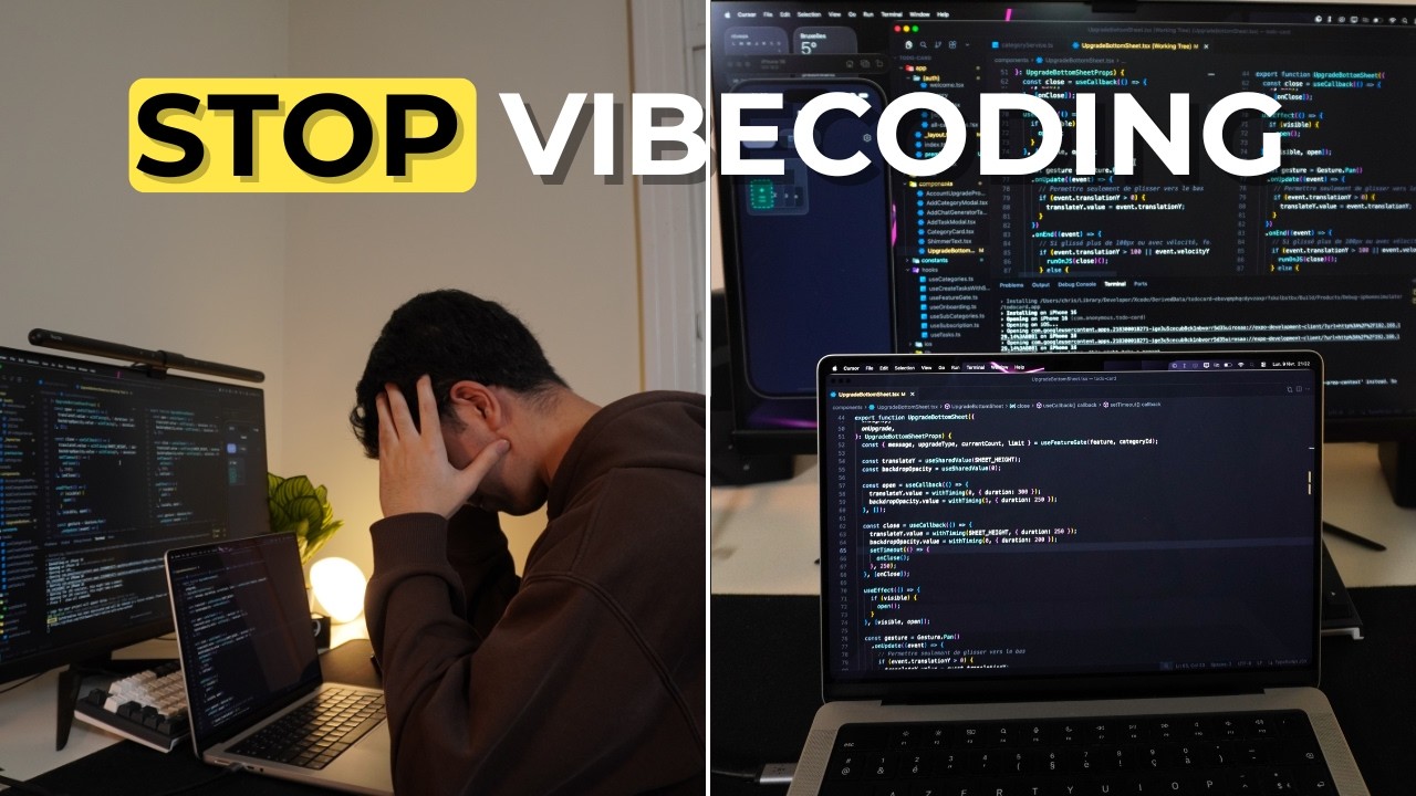 Pourquoi j’ai arrêté le Vibecoding ? | Créer une App ep.1 (Memento)