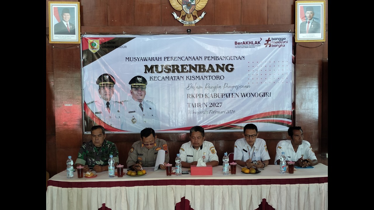 Musrenbang Kecamatan Kismantoro Tahun 2026