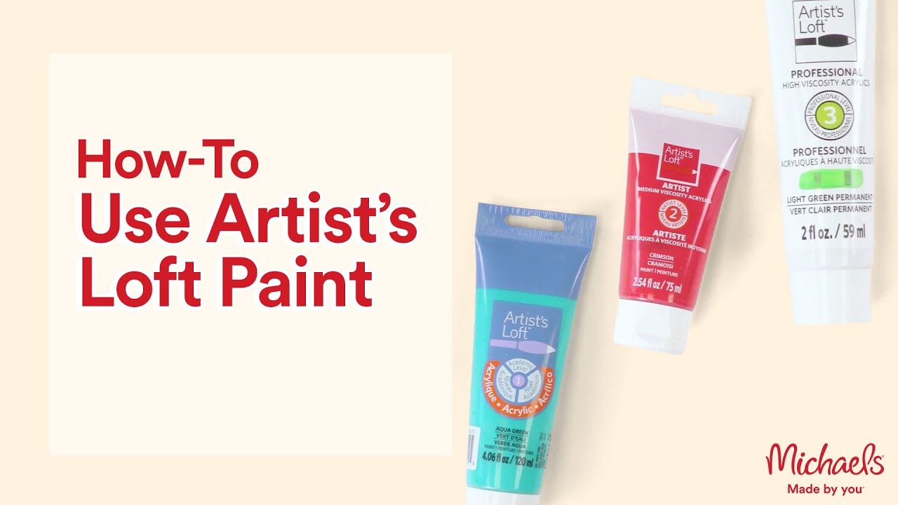 Understanding Artist Loft Acrylic Paint Levels 1, 2 & 3 | Michaels