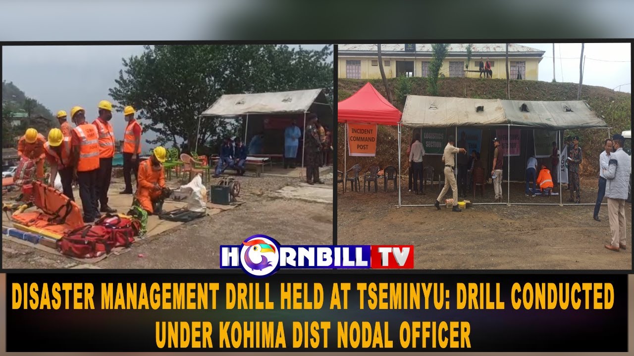 DISASTER MANAGEMENT DRILL HELD AT TSEMINYU: STUDENTS & GOVT OFFICIALS  UNDER TSEMINYU PARTAKE DRILL
