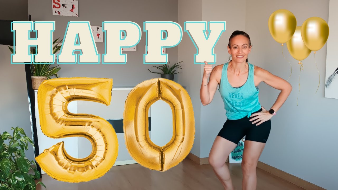 💪HAPPY 50'S - GET STRONG OVER 50 - Home Workout Strength & Endurance - Trisets Workout