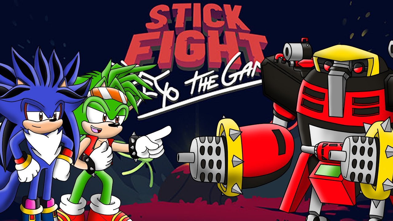 SST играет в Stick Fight The Game с Manic и Omega.