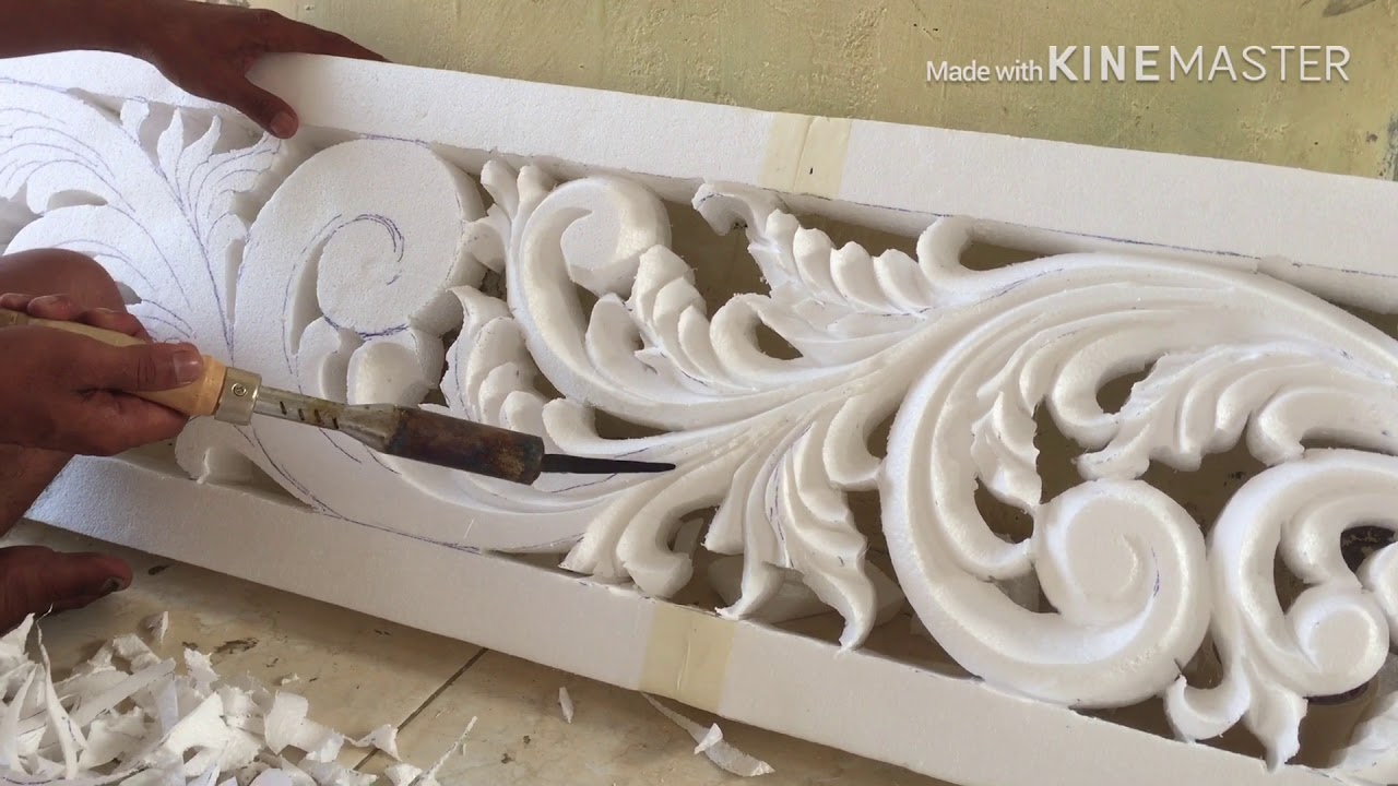 easy and simple way to carve Styrofoam