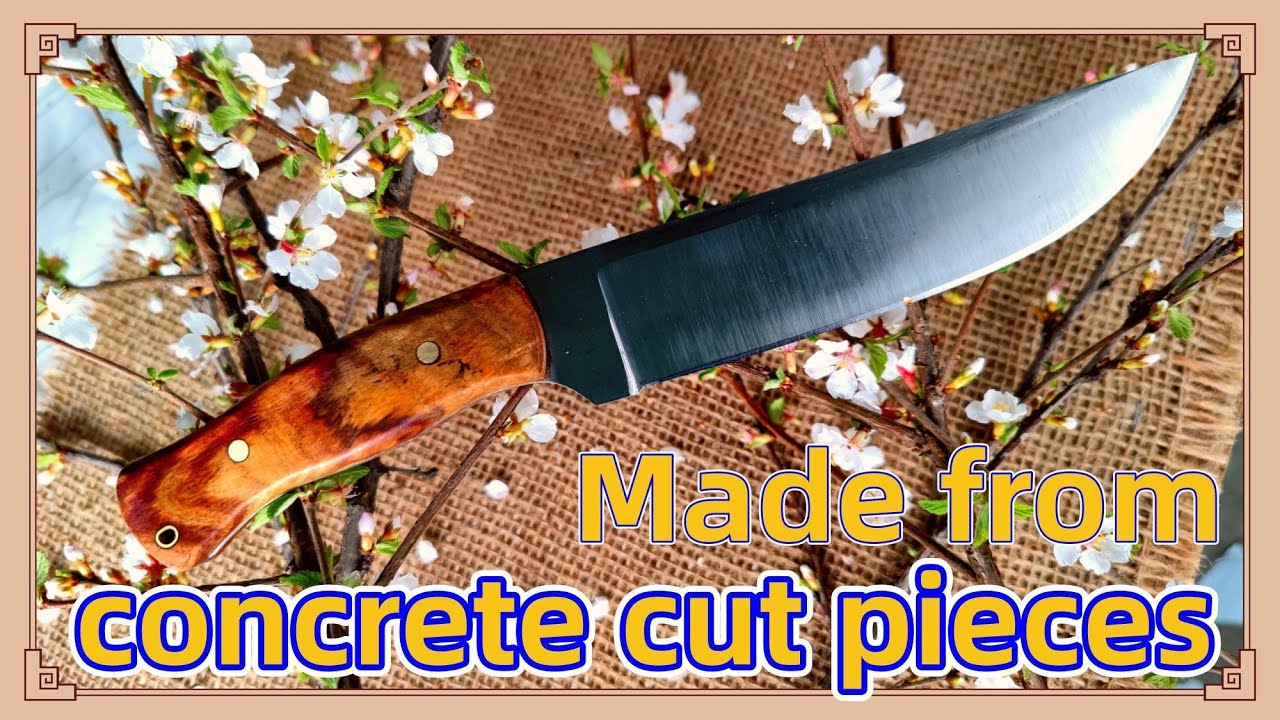 DIY Sleek Bowie Knife from Worn-Out Files - Survival Edge Build!