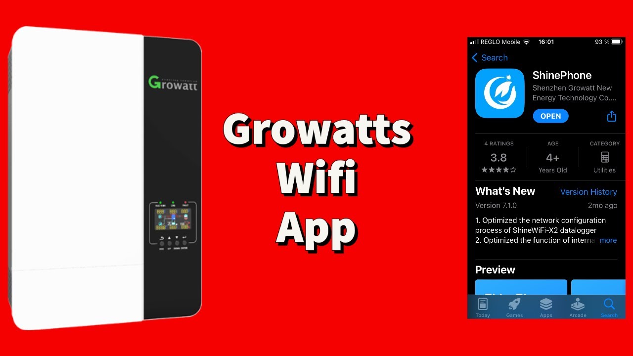 Shinephone App for GROWATT Inverters