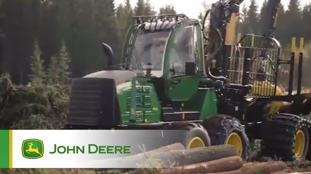 John Deere'n vakaava ja kääntyvä ohjaamo metsäkoneissa