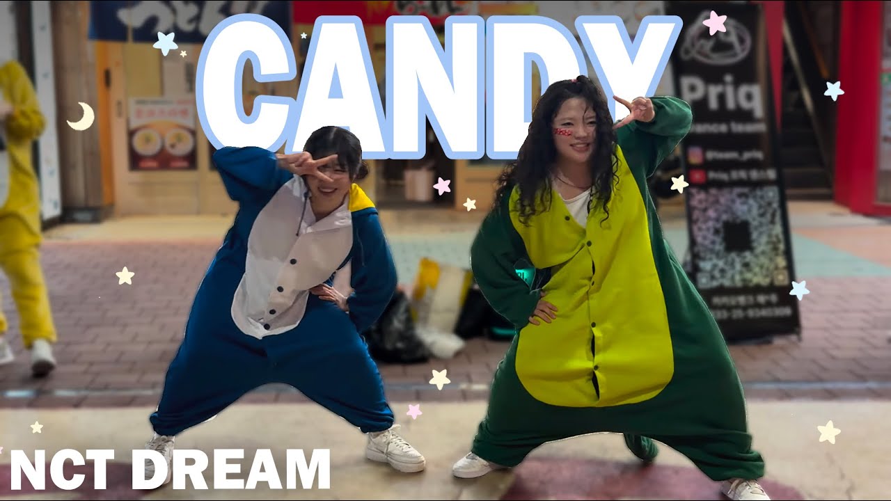 [댄스팀 Priq] Nct dream(엔시티 드림) - Candy  | 홍대 버스킹 커버댄스 (유진/유빈)