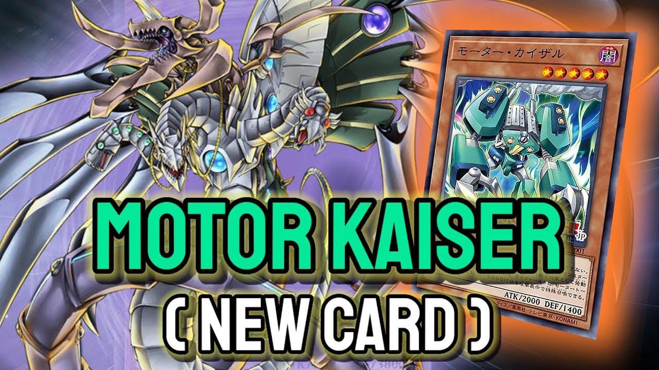 New Dark Machine Monster!!👾 YGOPRO - Motor Kaiser | Cyberdark End Dragon Nov.2024 | New Card