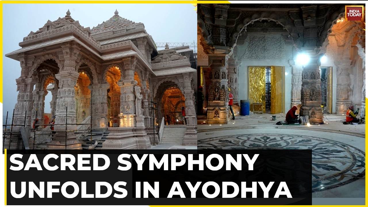 Glimpse Of The Grand Ayodhya Ram Mandir Ahead Of Ram Mandir Mega Inauguration | India Today News