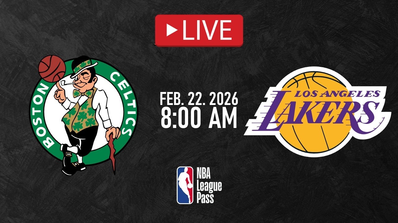 NBA LIVE! Лос-Анджелес Лейкерс против Бостон Селтикс | 22 февраля 2026 г. | Селтикс против Лейкер...