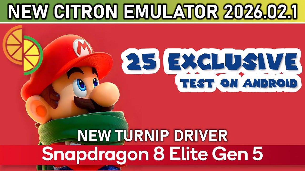 NEW CITRON 2026.02.1 Pathfinder - 25 Exclusive Switch Games Test | Snapdragon 8 Elite Gen 5