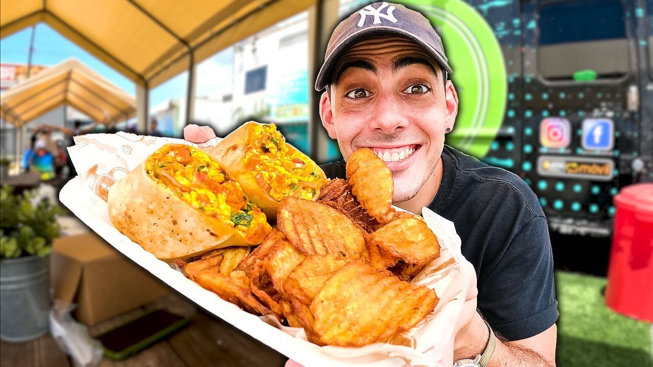 Burrito De Desayuno Que Tienes Que Probar De Food Truck Nuevo En Puerto Rico!