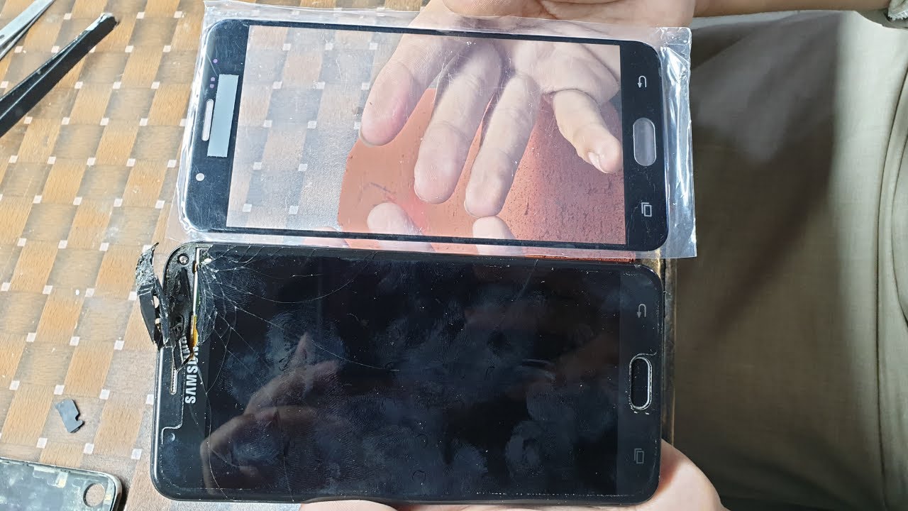 Restoration Broken Front Glass Full Cracked Glass Replacement | Samsung J7 Prime