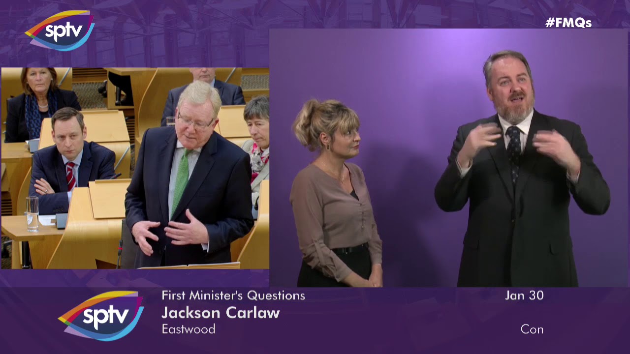 First Minister's Questions BSL - 30 January 2020